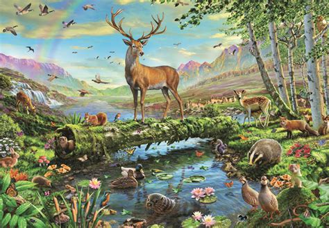 Wildlife Splendour, 2000 Pieces, Jumbo | Puzzle Warehouse