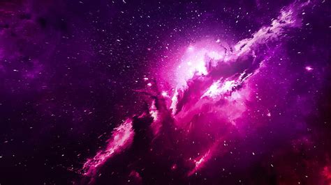 Nebula, sparkles, light, cloud, purple, HD wallpaper | Peakpx