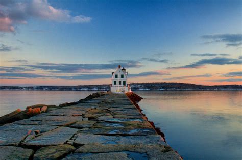 Rockland Breakwater Lighthouse | This breakwater extends nin… | Flickr