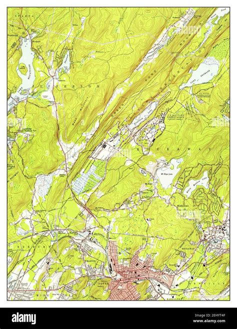 Dover, New Jersey, map 1954, 1:24000, United States of America by ...