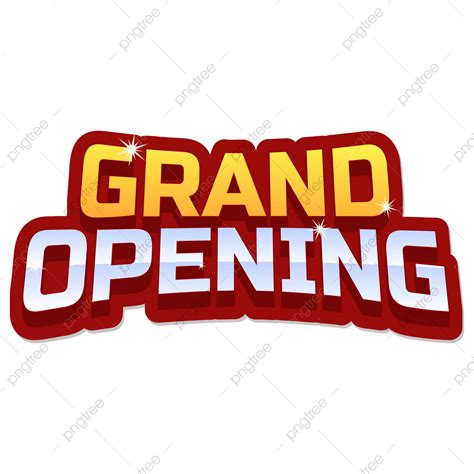 Grand Opening 3d Png Text Design Free Grand Opening R - vrogue.co