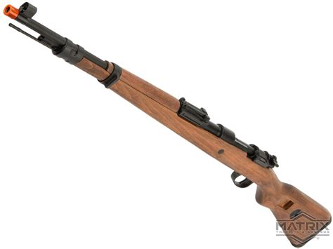 Matrix K98k WWII Airsoft Gas Powered Bolt Action Rifle w/ Real Wood Stock, Airsoft Guns, Gas ...