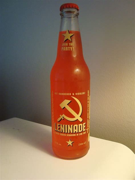 Leninade. Lol this is a great tasting lemonade soda with a funny name ...