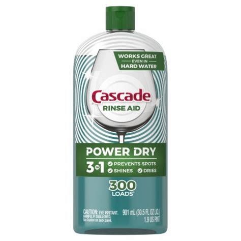 Cascade Platinum Dishwashing Rinse Aid, 30.5 fl oz - QFC