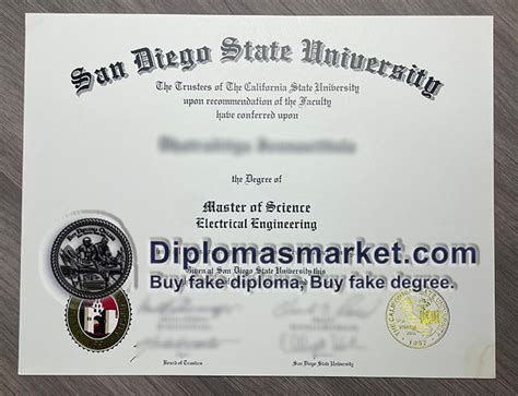 Where to Buy San Diego State University fake diploma?