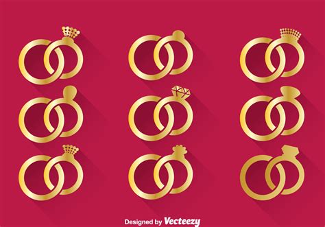 Wedding Gold Ring Vector - Download Free Vector Art, Stock Graphics ...