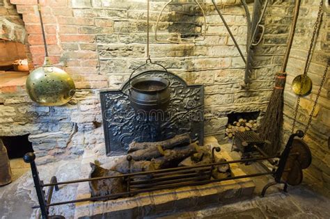 Medieval Fireplace Royalty Free Stock Photography - Image: 31340687