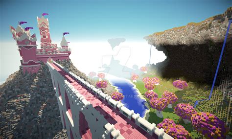 Minecraft Pink Castle by klokhuis on DeviantArt