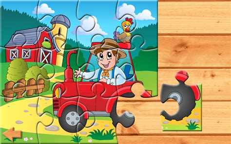 20 Fun Puzzle Games for Kids in HD: Barnyard Jigsaw Learning Game for ...