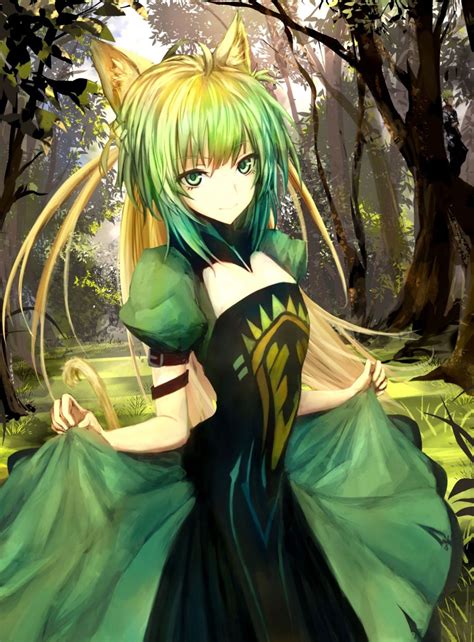 Green Anime Girls Wallpapers - Wallpaper Cave