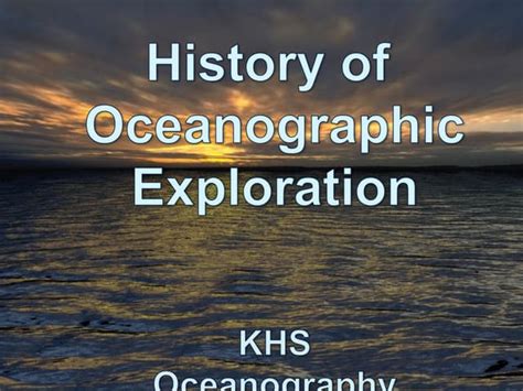 3 history of oceanography | PPT