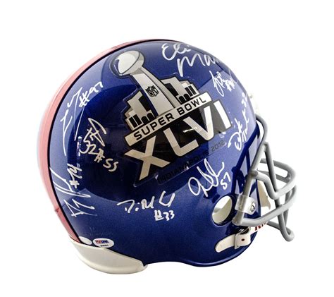 Lot Detail - 2011 New York Giants Team Signed Full-Size Helmet( 19 ...