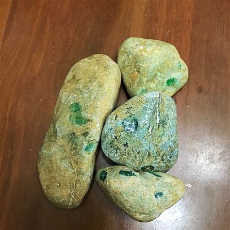 Jadeite Raw Stone Jade Rock, Vintage & Collectibles on Carousell