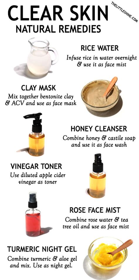 10 BEST NATURAL REMEDIES FOR CLEAR SKIN - The Little Shine