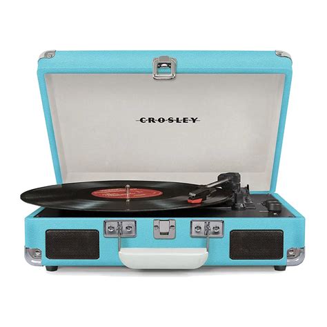 Crosley Cruiser Deluxe Portable Bluetooth Record Player Turntable ...