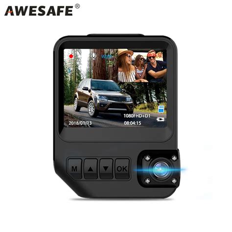 AWESAFE Car DVR FHD 1080P Dashcam Sony IMX 323 Sensor Taxi Driver Recorder With Front and Inside ...