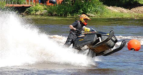 Snowmobiles In The Summer: Water Skip Events Attract Big Crowds ...