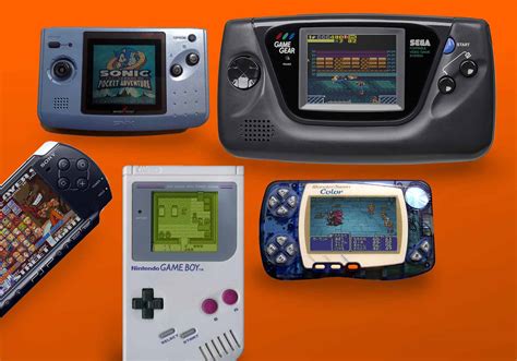 Old Handheld Game Consoles