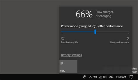 Show battery percentage in Windows 10 taskbar - Dimitris Tonias