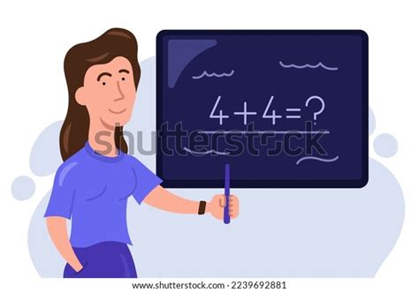 Teacher Whiteboard Vectorart Illustration Stock Vector (Royalty Free) 2239692881 | Shutterstock