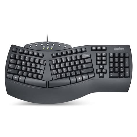 Buy Perixx Periboard-512 Ergonomic Split Keyboard - Natural Ergonomic Design - Black - Bulky ...