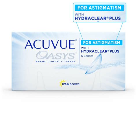 Acuvue Oasys Hydraclear Plus For Astigmatism Contact Lenses | Vision Direct UK