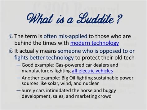 What is a Luddite?