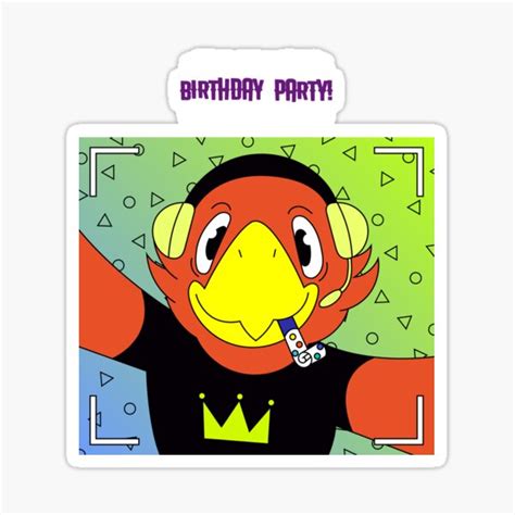 Party Parrot Stickers | Redbubble