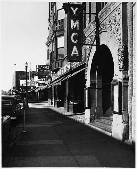 Symbols - Daytime, Triangle - YMCA, Victorian Entryway, Neon Signs, Awnings, Sidewalk ...