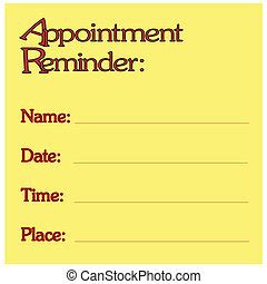 Appointment reminder Stock Illustrations. 10,599 Appointment reminder clip art images and ...