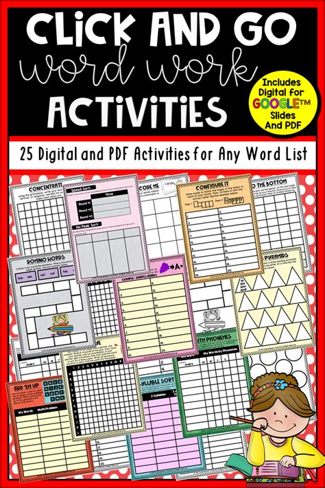 Word Study Activities for ANY Spelling List | Word study activities, Word study, Spelling lists