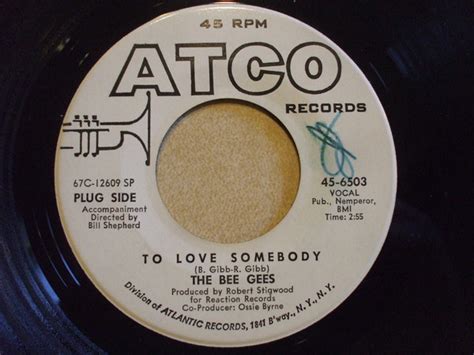 The Bee Gees* - To Love Somebody (1967, Vinyl) | Discogs