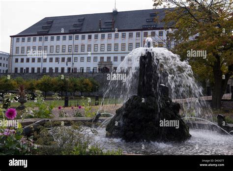 Schloss Friedenstein castle, Gotha, Thuringia, Germany, Europe Stock Photo - Alamy