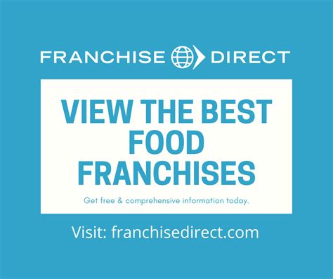 Find Food Franchise Opportunities for Sale