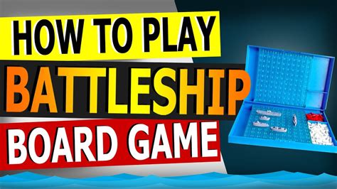 How to play Battleship : Battleship Game Rules : Battleship Board Game ...