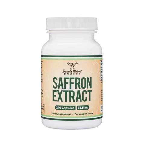 Double Wood, Saffron Extract, 210 Capsules • 5EW Online Shop