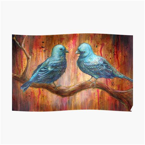 "Lovebirds" Poster by thebatton | Redbubble