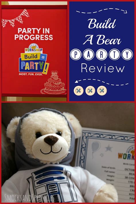 Smocks and Sprinkles: Build-a-Bear Birthday Party Review