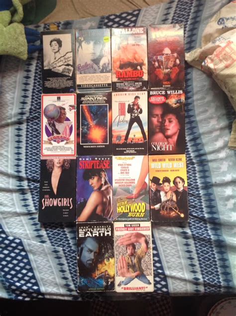 All of my Razzie Worst Picture "winner" tapes! : r/badMovies