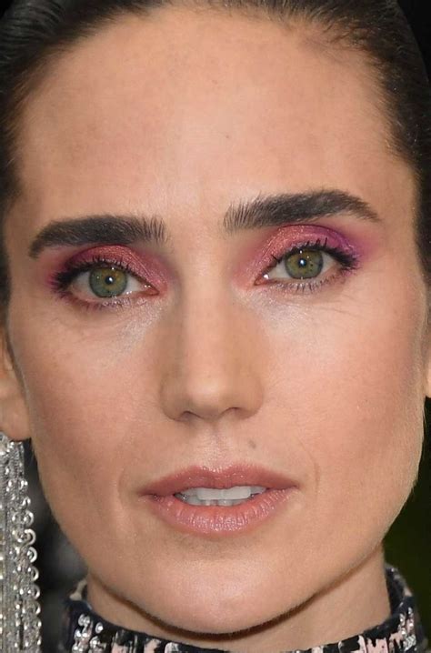 Close-up of Jennifer Connelly at the 2017 Met Gala. Celebrity Makeup ...