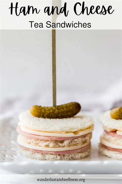 Ham and Cheese Tea Sandwiches | Recipe in 2023 | Ham and cheese, Tea ...