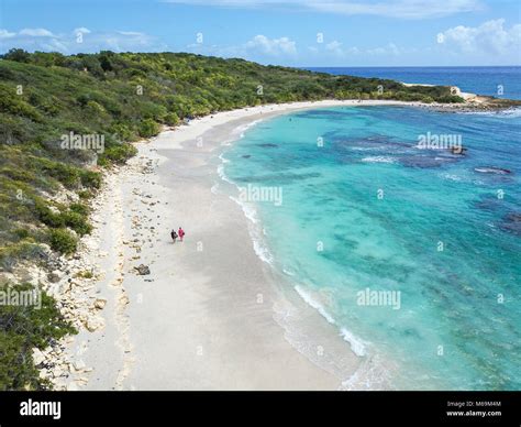 Half Moon Bay Beach, Antigua Stock Photo - Alamy