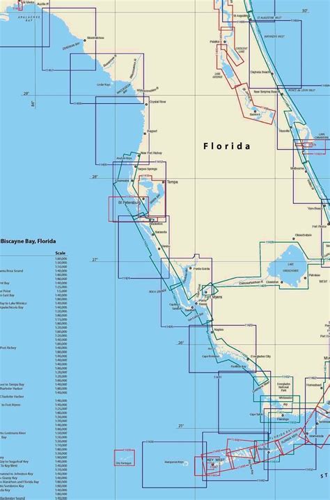 TheMapStore | NOAA Charts, Florida, West Coast of Florida, Chart Index ...