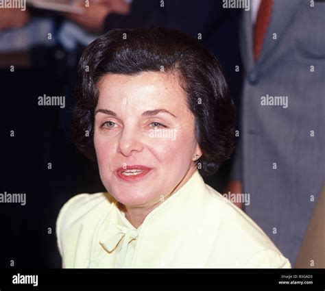 Mayor Dianne Feinstein in her office in City Hall San Francisco ...