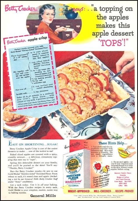 #Crocker #Apple Betty Crocker Apple Crisp. Double the topping and bake @ 20 min. longer. DElish ...