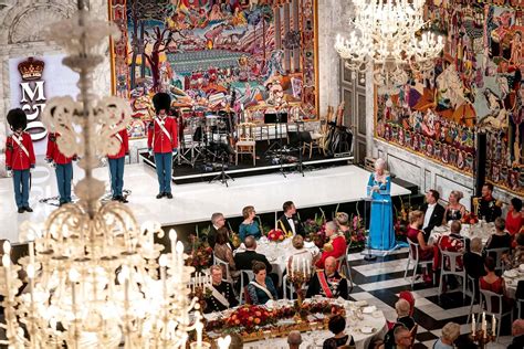 Queen Margrethe II Attends Banquet Celebrating Her Golden Jubilee ...