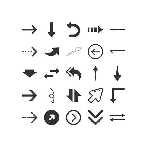 Black Simple Arrow Ui Vector Small Icon, Simple Arrow, Arrow Icon, Icon ...