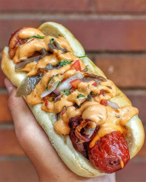 [OC] Chicago bacon wrapped hot dog covered in veggies and sauce [2080X4032] : r/FoodPorn