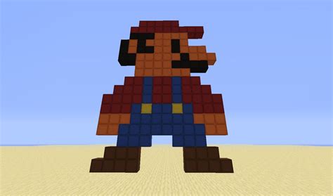 8-Bit Mario Minecraft Map