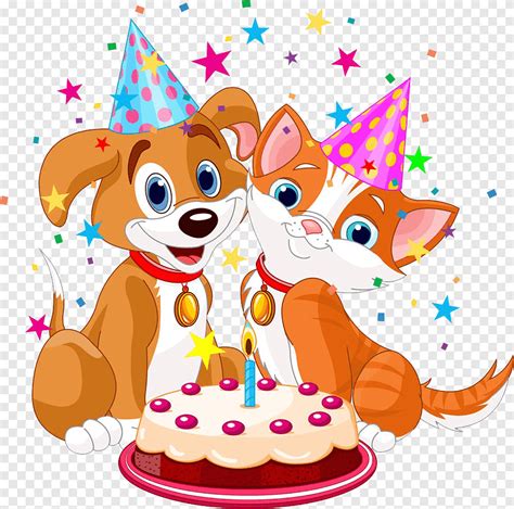 Celebrate dog, dogs, birthday cake png | PNGEgg